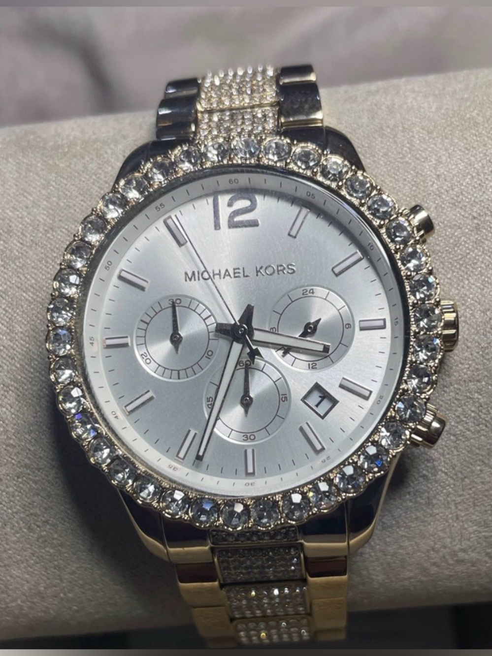 Michael Kors Rose Gold Plated Stainless Steel MK 6791 Women's Wristwatch 42 mm